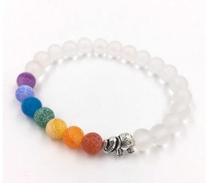 Agate Molten Volcanic Stone Bracelet | Yoga Collection C