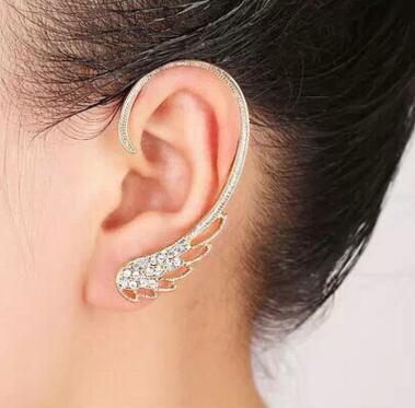 Feather Earrings | Party Wear Golden