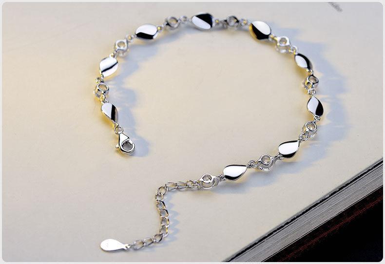 Diamond-Encrusted 925 Sterling Silver Bracelet | Daily Wear