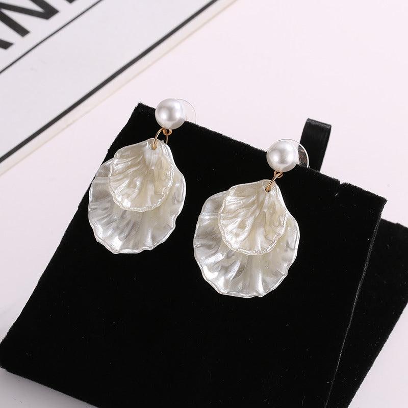 2025 Pearl Shell Earrings For Ladies