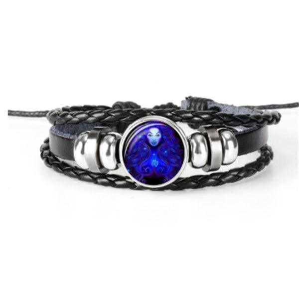 Zodiac Constellation Braided Bracelet | Astro Collection Virgo