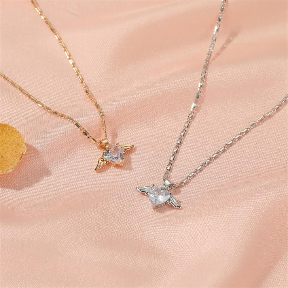 Heart Wings Elegant Necklace | Fashion Wear