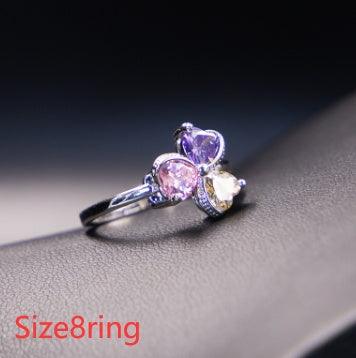 Clover Zircon Diamond Jewelry Set | Daily Wear I