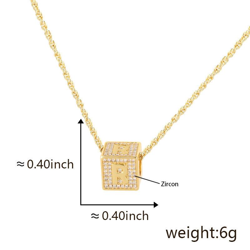 BoldlyBeautiful - 26 English Letter Pendant Necklace - BoldlyBeautiful