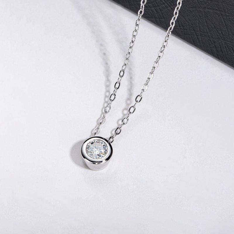 Moissanite Necklace Pendant | Silver Collection