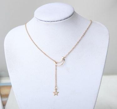 Moon Star Necklace | BoldlyBeautifuls