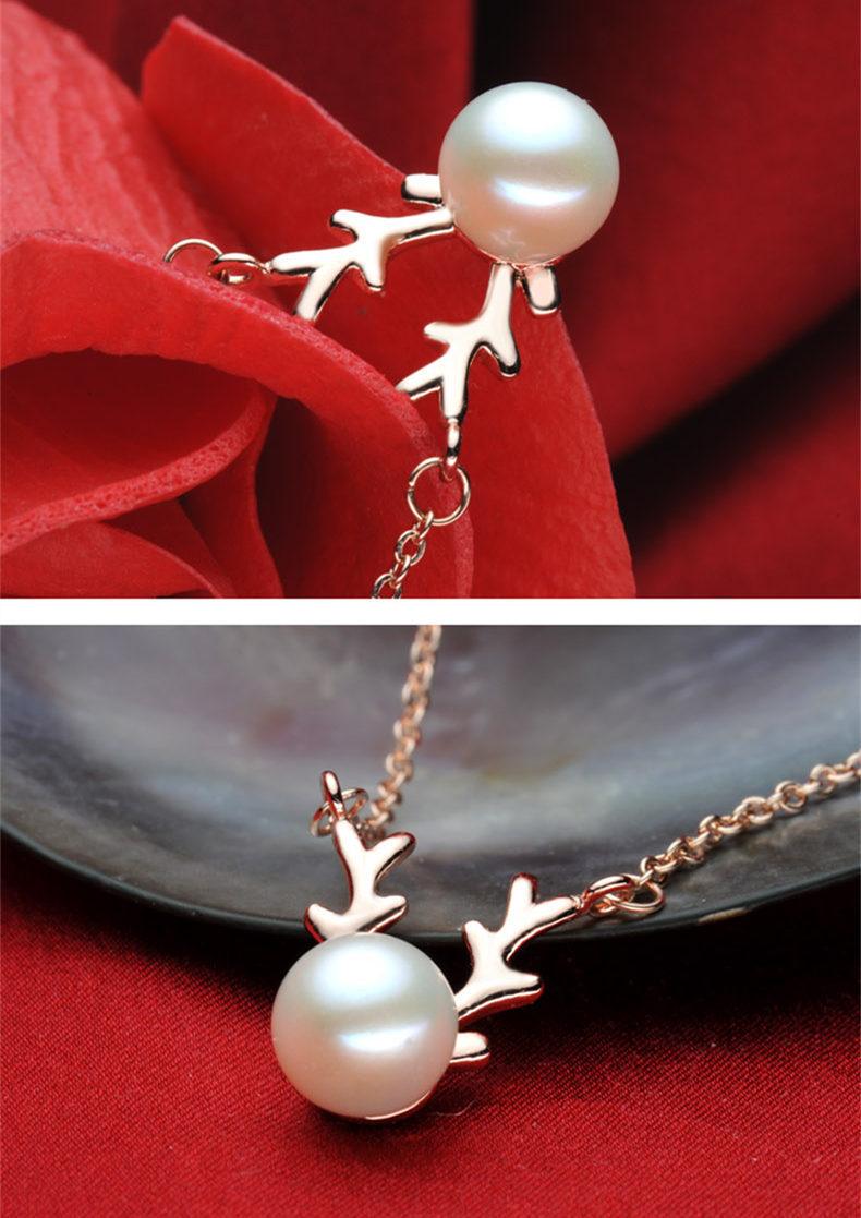 Small Elk Pearl Necklace