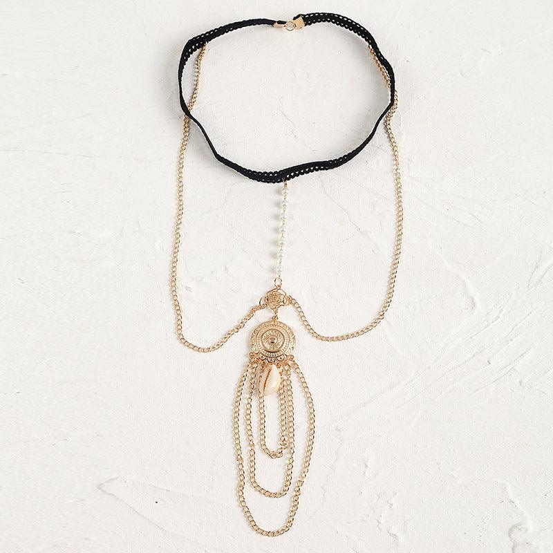Bohemian Multi-layer Body Chain | Party Wear E