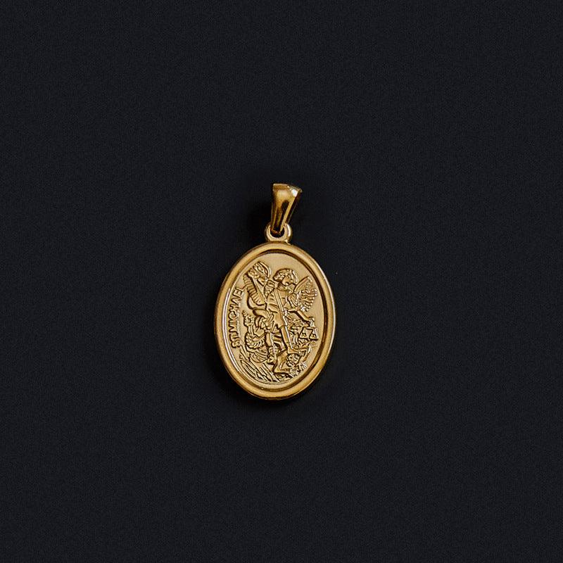 Cross Peach Heart Pendant - Daily Wear B