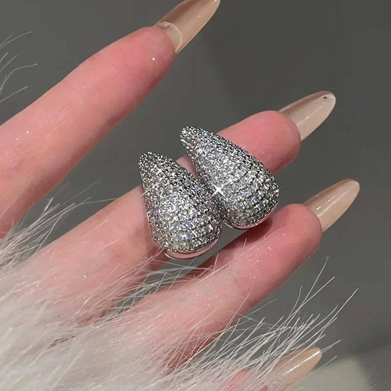 Vintage Chunky Dome Drop Earrings