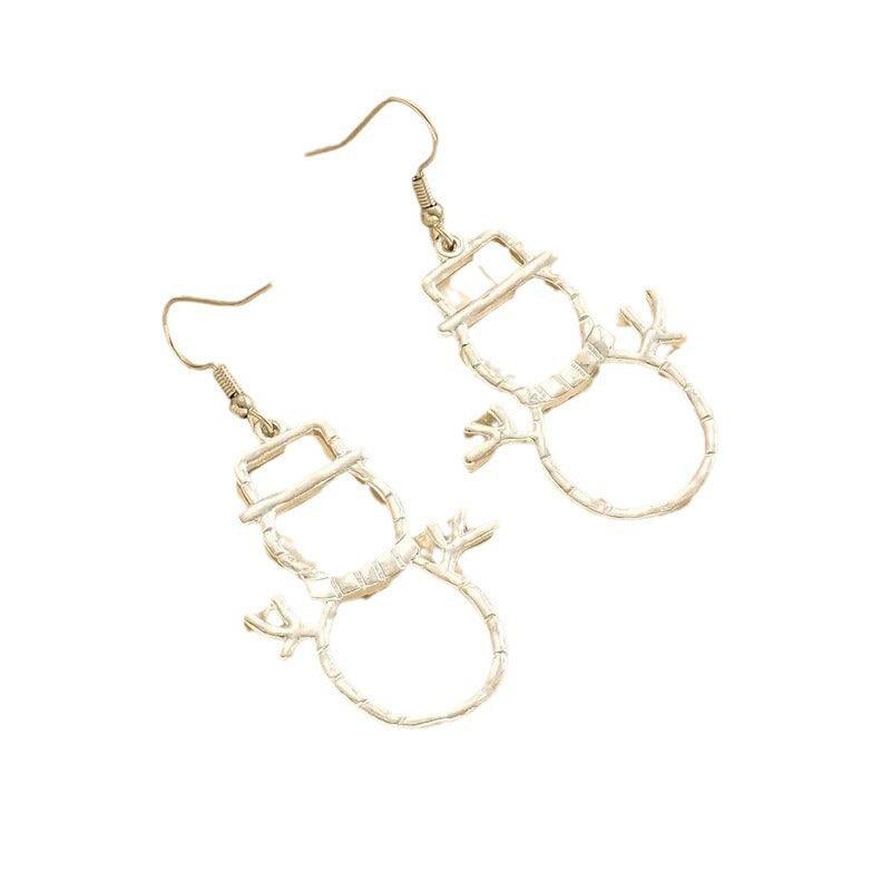 Snowman Earrings And Pendant