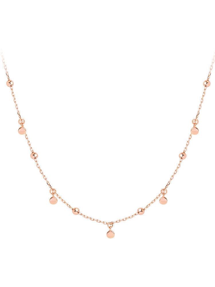 Round Choker in 925 Sterling Silver | Fashion Wear Rose gold