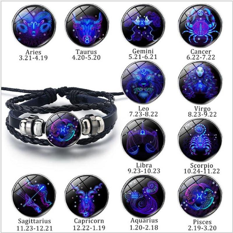 Zodiac Constellation Braided Bracelet | Astro Collection