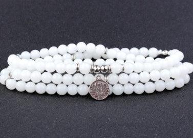 Lotus Life Tree Bracelet - Fashion Wear White jade lotus1 19