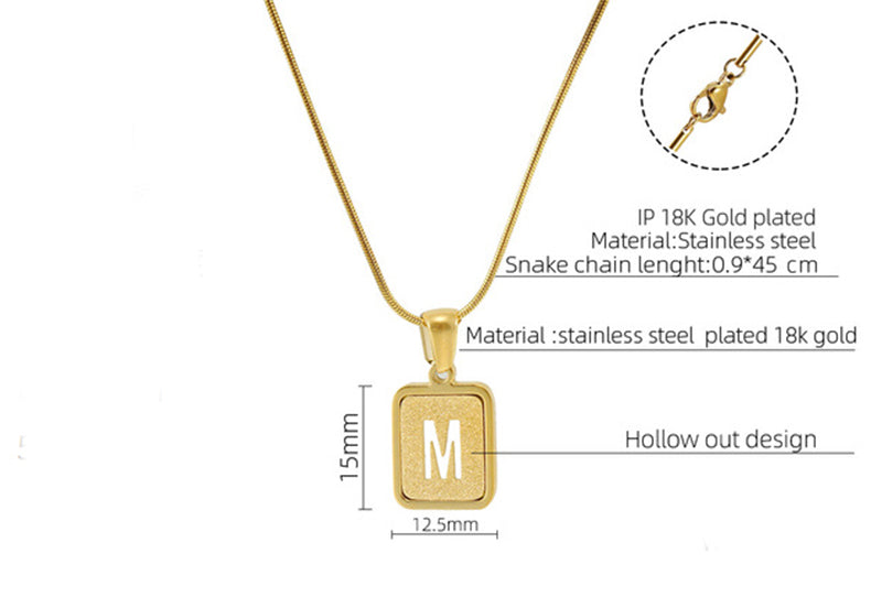 Alphabet Necklace Collection 2025