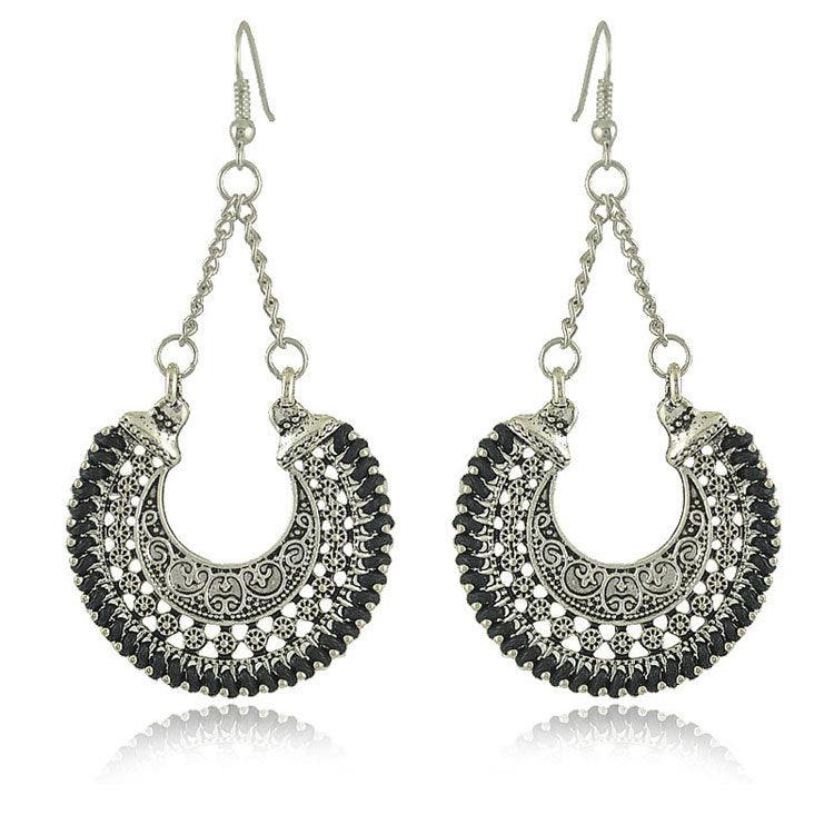 Bohemian Vintage Earrings Black