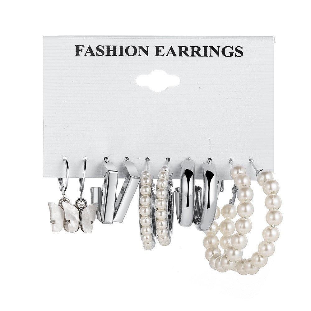 Pure Pearl Ear Hook | Butterfly Earrings