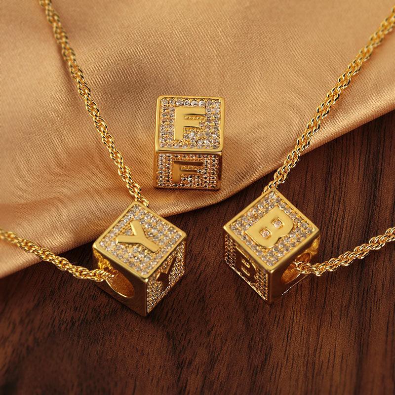 BoldlyBeautiful - 26 English Letter Pendant Necklace - BoldlyBeautiful