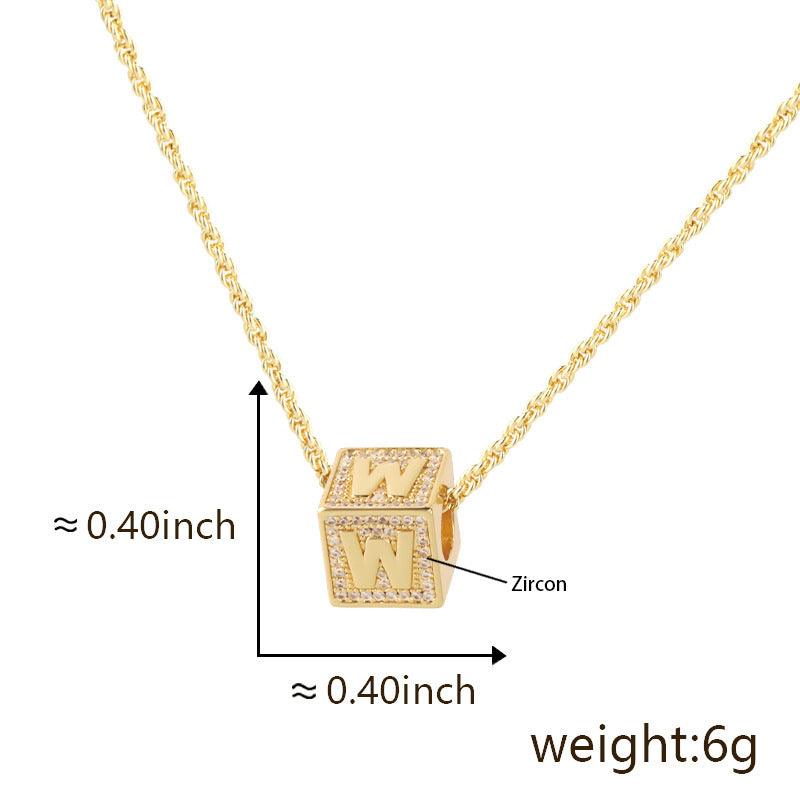 BoldlyBeautiful - 26 English Letter Pendant Necklace - BoldlyBeautiful