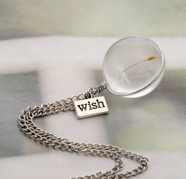 Dandelion Pendant Necklace | Fashion Jewelry
