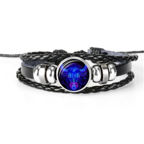 Zodiac Constellation Braided Bracelet | Astro Collection Taurus