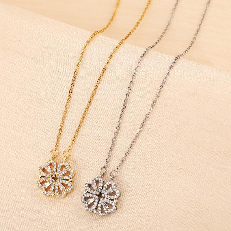 Variety Four-leaf Clover Titanium Steel Necklace Jewelry