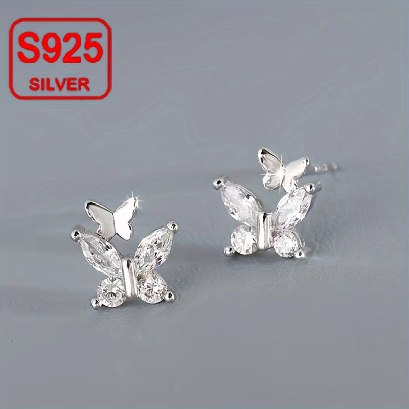 925 Sterling Silver Anti Allergic Earrings
