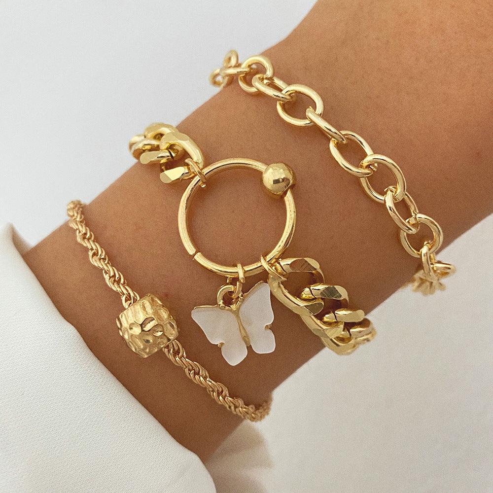 Creative Heart Pearl Multi-layer Bracelet | Fashion Wear C