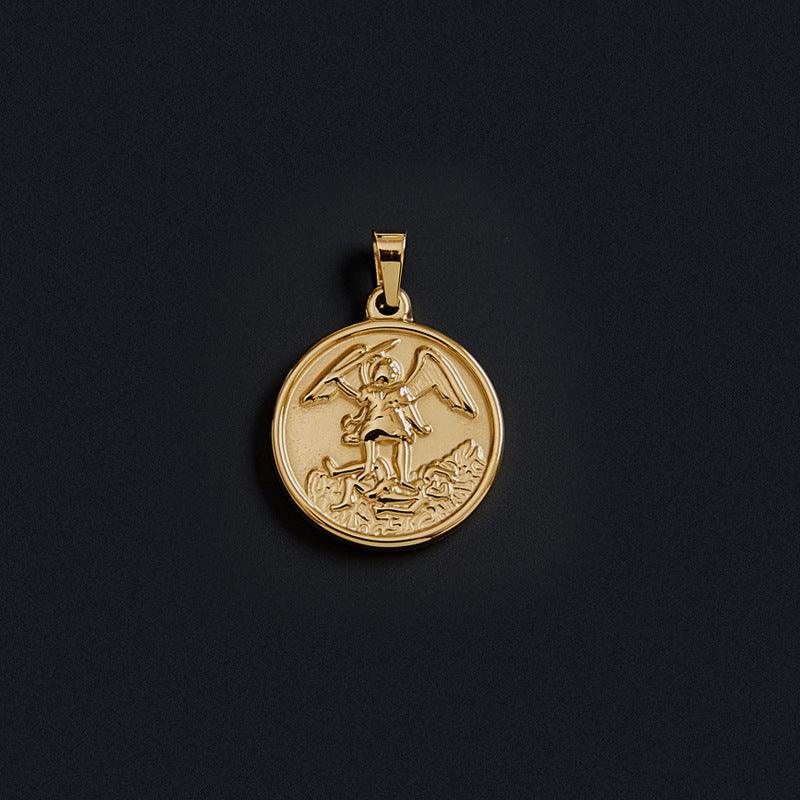 Cross Peach Heart Pendant - Daily Wear O