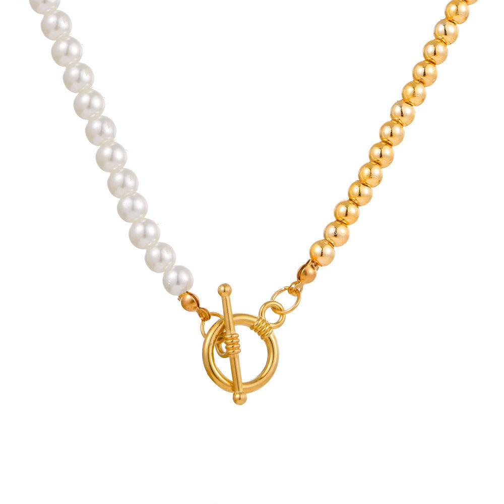 Double OT Chain Necklace | Daily Wear B