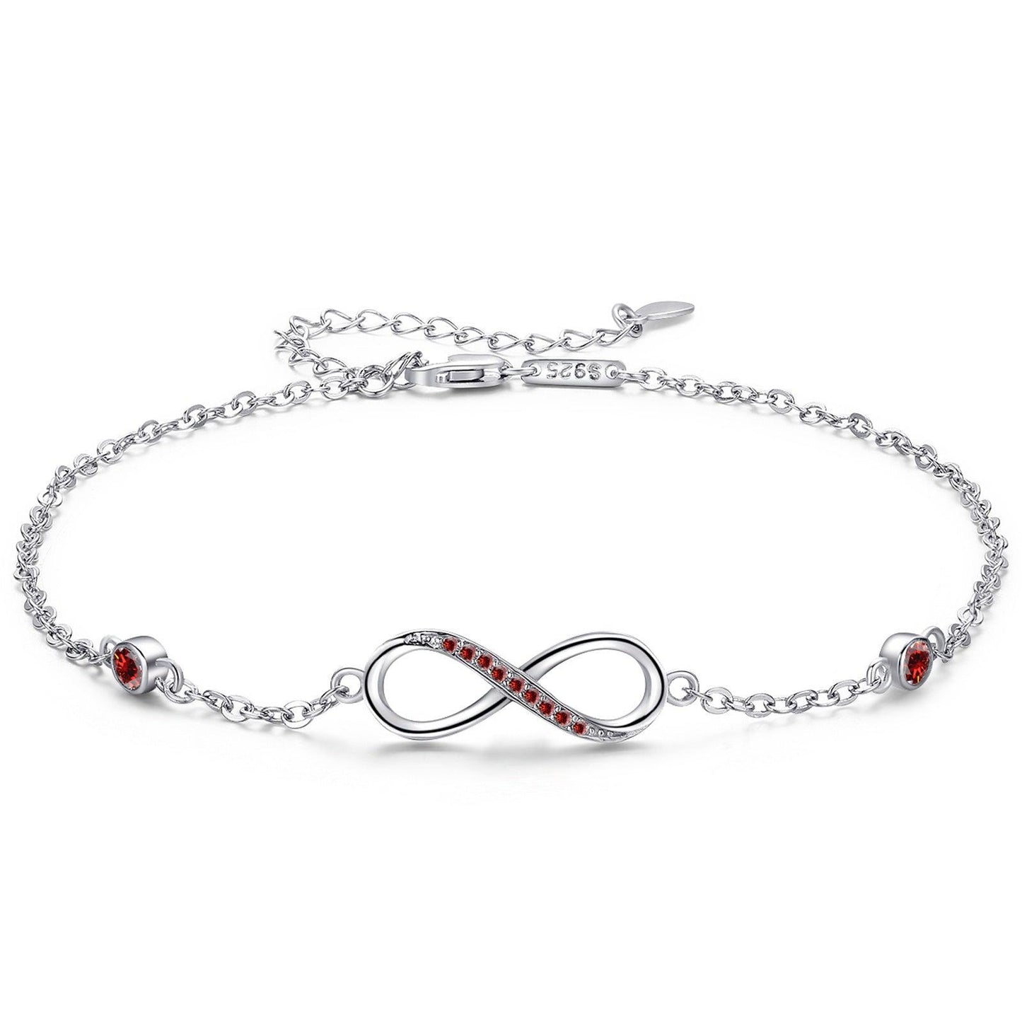 BoldlyBeautiful - Sterling Silver Endless Love Anklet | 2025 - BoldlyBeautiful