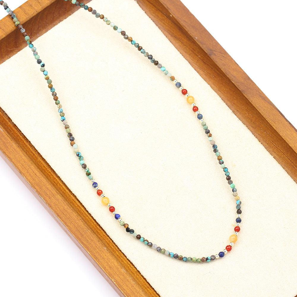 BoldlyBeautiful - Cute Broken Silver Necklace with Natural Pearl Pendant - BoldlyBeautiful