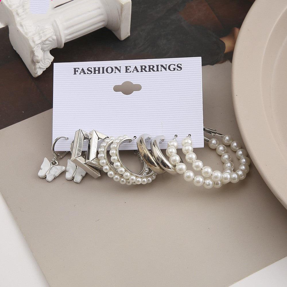 Pure Pearl Ear Hook | Butterfly Earrings