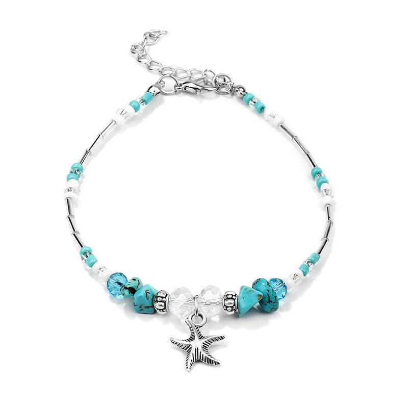 Conch Mizhu Yoga Anklet | Beach Collection F
