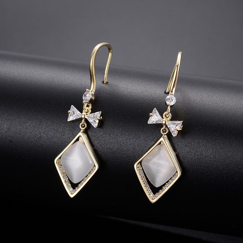 High-end Sterling Silver Earrings with French Ear Buckles