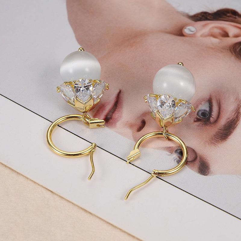 Opal Butterfly Studs For Working Women