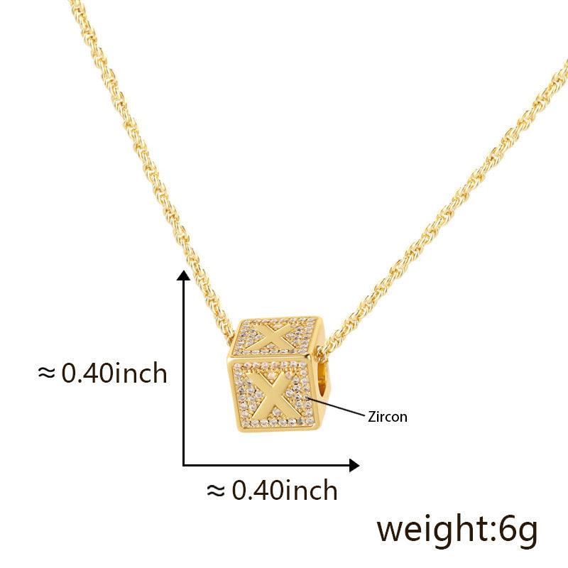 BoldlyBeautiful - 26 English Letter Pendant Necklace - BoldlyBeautiful