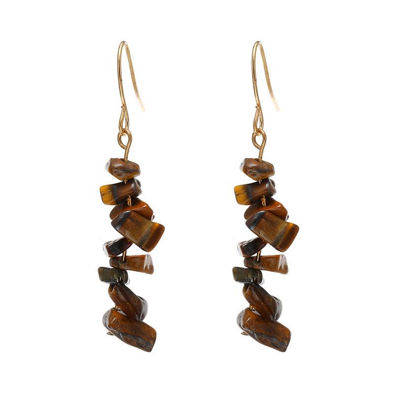 Natural Crystal Stone Earrings 3