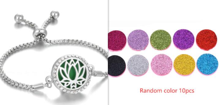 Hollow Adjustable Aromatherapy Bracelet L