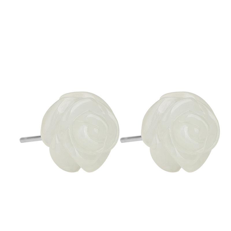 Sterling Silver Premium Diamond Geometric Clip Earrings