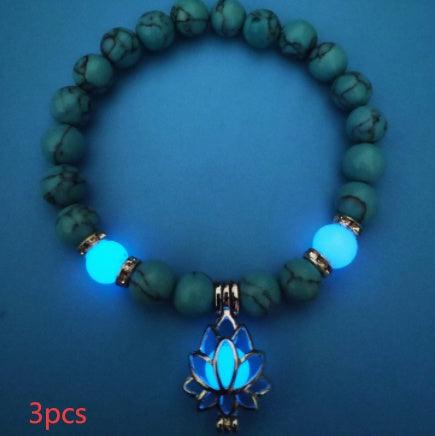 Luminous Lotus Bracelet | Yoga Collection A 3pcs