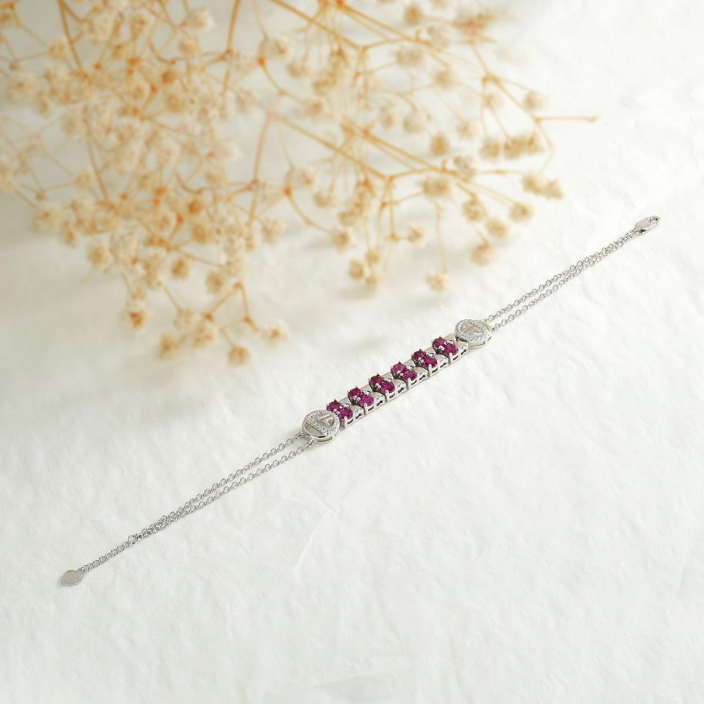 Elegant Purple Garnet Bracelet | Daily Wear