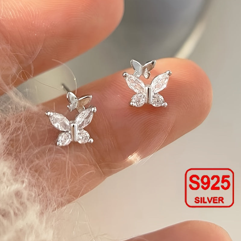 925 Sterling Silver Anti Allergic Earrings