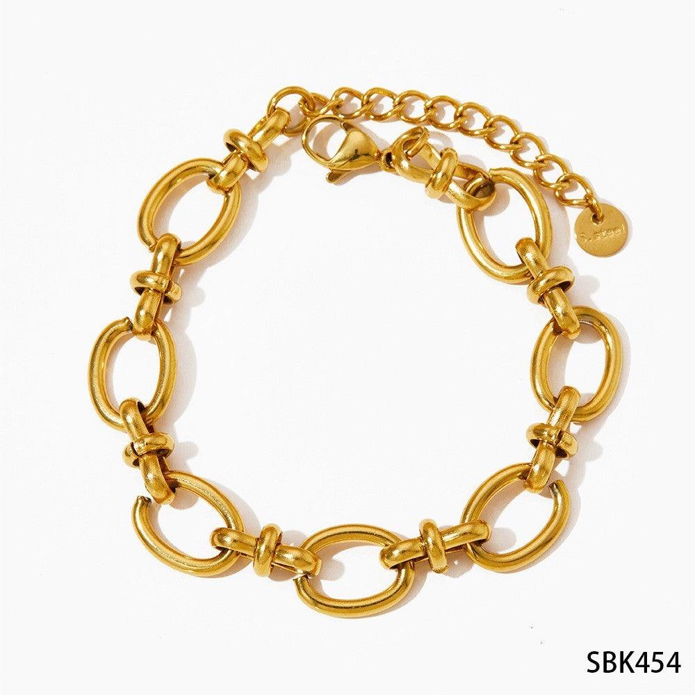 Retro Crystal Heart Shaped Bracelet | Daily Wear E