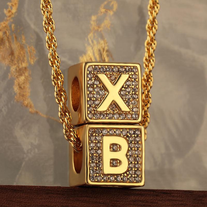 BoldlyBeautiful - 26 English Letter Pendant Necklace - BoldlyBeautiful