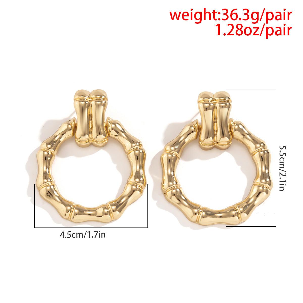Hip Hop Bamboo Style Studs