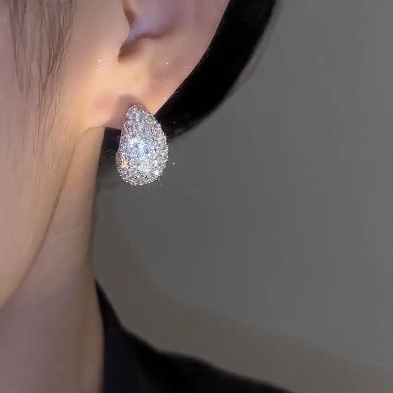 Vintage Chunky Dome Drop Earrings