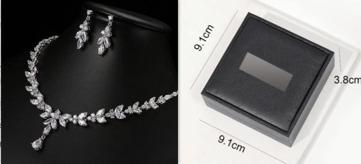 Stylish Necklace and Earrings Jewelry Set | Party Collection Set With Box