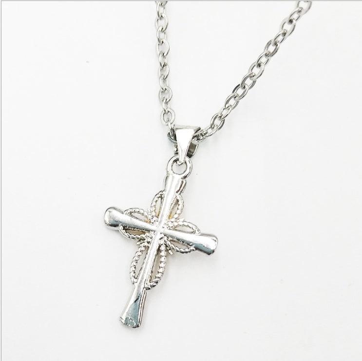 Octagonal Star Cross Alloy Pendant Necklace | Daily Wear