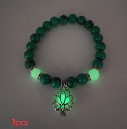 Luminous Lotus Bracelet | Yoga Collection F 3pcs
